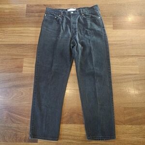 Vintage Levi’s 550 Relaxed Fit Jeans Men’s 38x32 (Fits 35x31)Black Faded Y2K